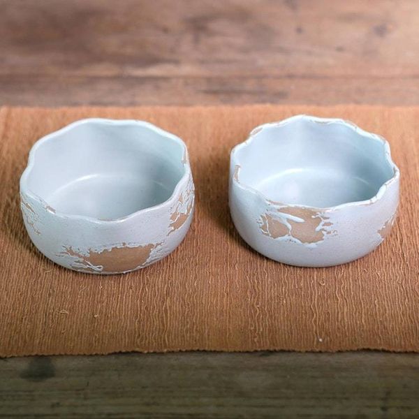 Alternate image for Handcrafted Ceramic Bowls from Java Pair Two Minds