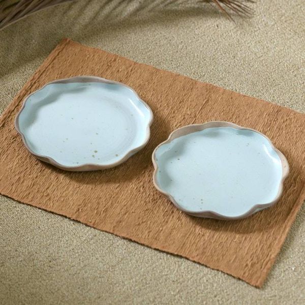 Alternate image for Handmade Ceramic Salad Plates Pair First Course