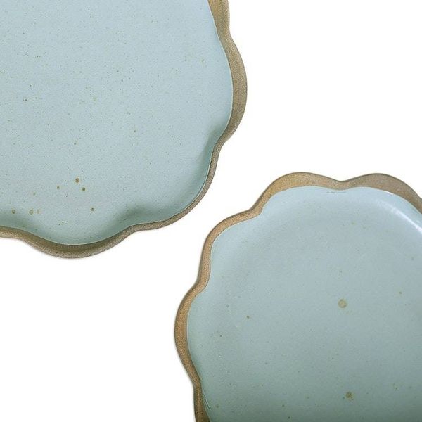Alternate image for Handmade Ceramic Salad Plates Pair First Course