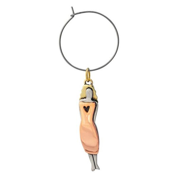 Alternate image for Set of 4 Mixed Metal Sisterhood Wine Charms Sisterhood