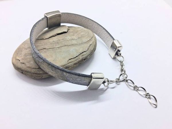 Alternate image for Swirl Leather Bracelet