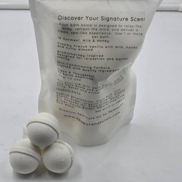 Alternate image for Oatmeal Milk & Honey: Bath Bombs USA Made, Natural, Shea Butter, Ultra-Moisturizing (14 Count) Pack of 1