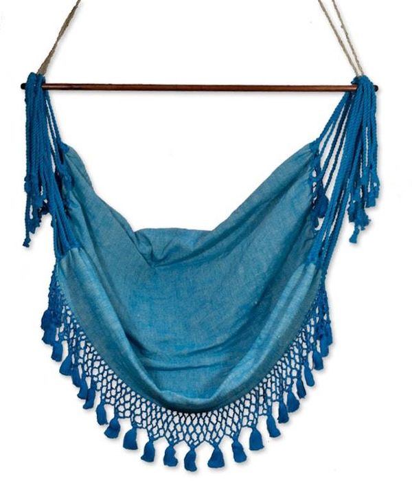 Alternate image for Cotton hammock swing Take Me to the Sea