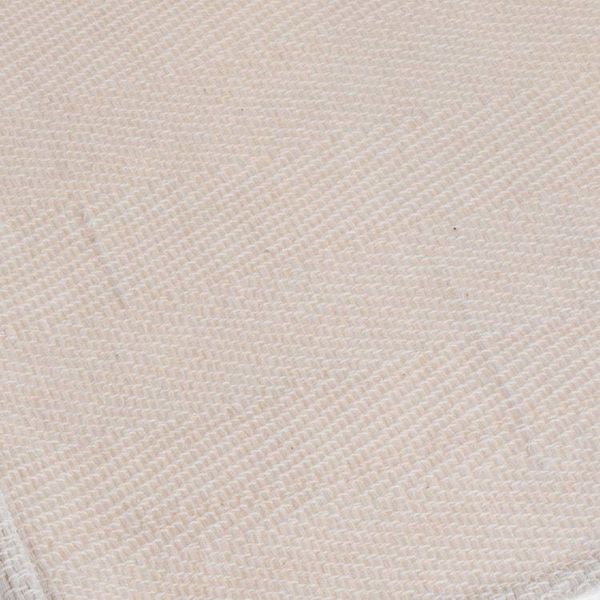 Alternate image for Handwoven Cotton Ruana in Eggshell from El Salvador Tradition of Love in Eggshell