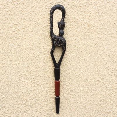 Primary image for Hand Carved and Painted Giraffe Walking Stick Giraffe Arch