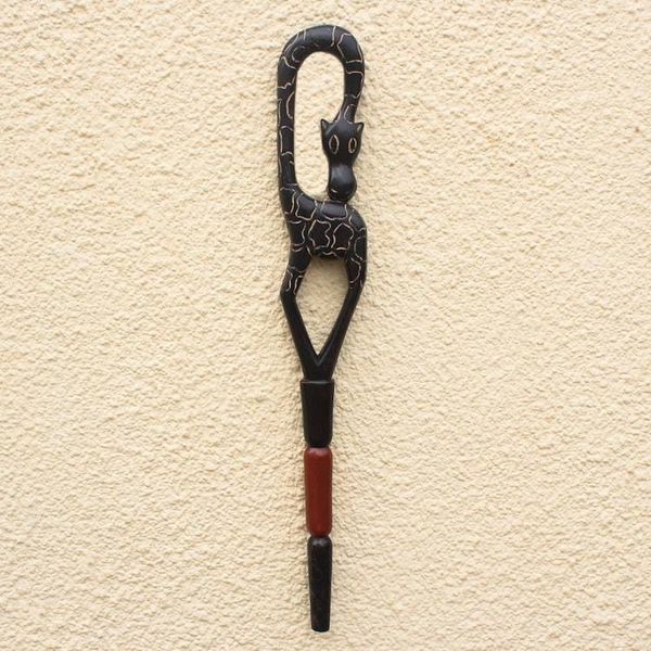 Alternate image for Hand Carved and Painted Giraffe Walking Stick Giraffe Arch