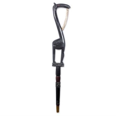 Alternate image for Hand Carved Giraffe Walking Stick Giraffe