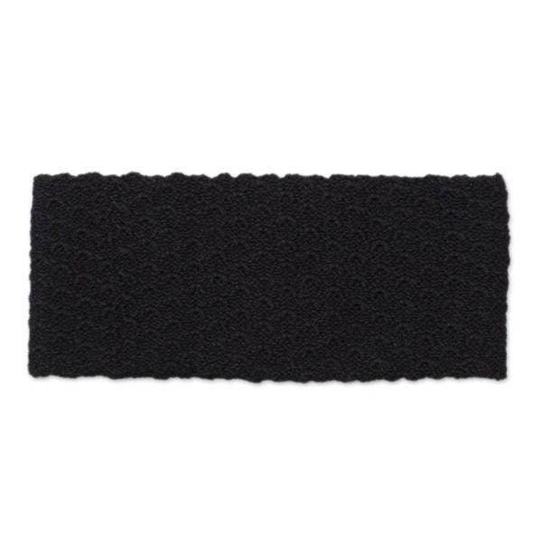 Alternate image for Wave Pattern 100 Baby Alpaca Headband in Black from Peru Passionate Waves in Black