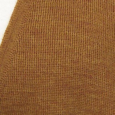Alternate image for Knit Alpaca Blend Ruana in Sunrise from Peru Elegant Fashion in Sunrise