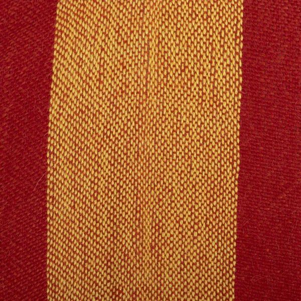 Alternate image for Red  Yellow Striped Ruana Woven from 100 Baby Alpaca Red  Yellow
