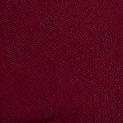 Alternate image for Knit Alpaca Blend Ruana in Claret from Peru Elegant Fashion in Claret