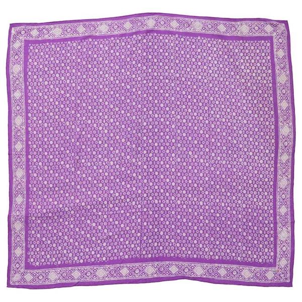 Alternate image for Large 39 Hand Dyed Batik Bandana, 100% Soft Cotton, Timeless Trace