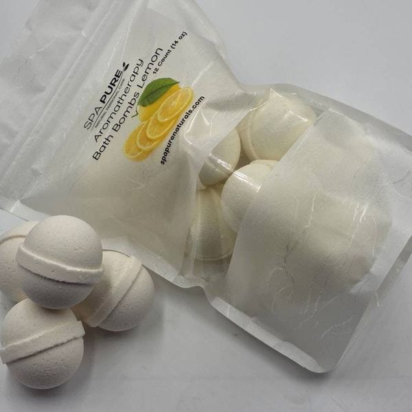 Alternate image for Spa Pure Natural Aromatherapy Bath Bombs with Coconut Milk & Shea Butter (12 Count)