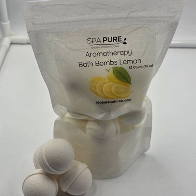 Alternate image for Spa Pure Natural Aromatherapy Bath Bombs with Coconut Milk & Shea Butter (12 Count)