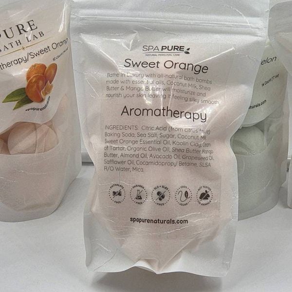 Alternate image for Spa Pure Natural Aromatherapy Bath Bombs with Coconut Milk & Shea Butter (12 Count)