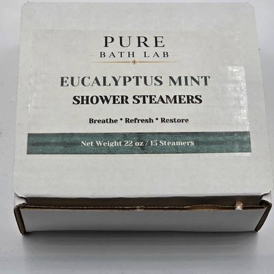 Primary image for Shower Steamers Eucalyptus Mint Essential Oils, 15 Count, (Larger Than Leading Brand), with Mesh Bag (15 Count) Pack of 1