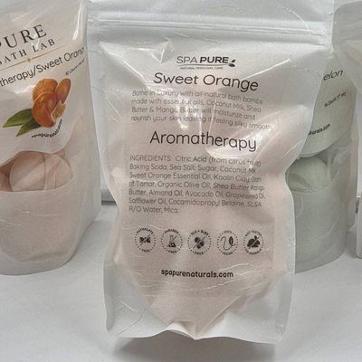 Alternate image for Spa Pure Aromatherapy Bath Bombs with Coconut Milk, Shea Butter, Sweet Orange (12 Count)