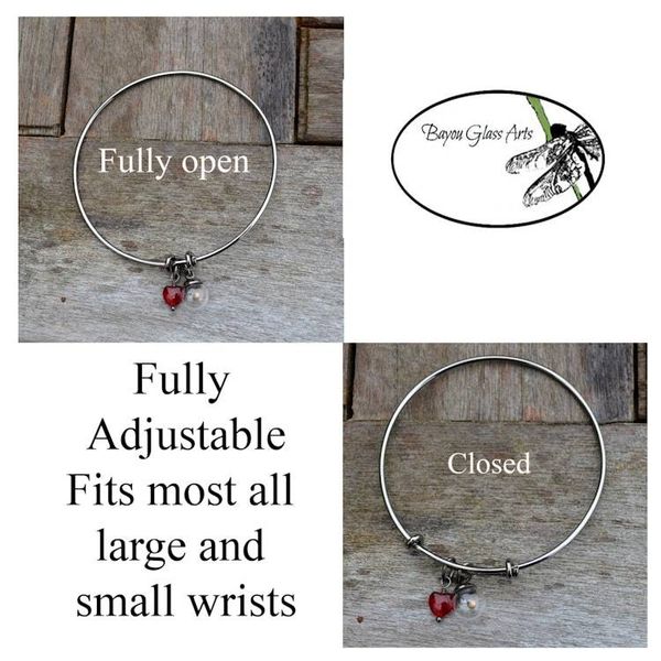 Alternate image for Mustard Seed Glass Charm Bracelet, Faith Symbol Jewelry