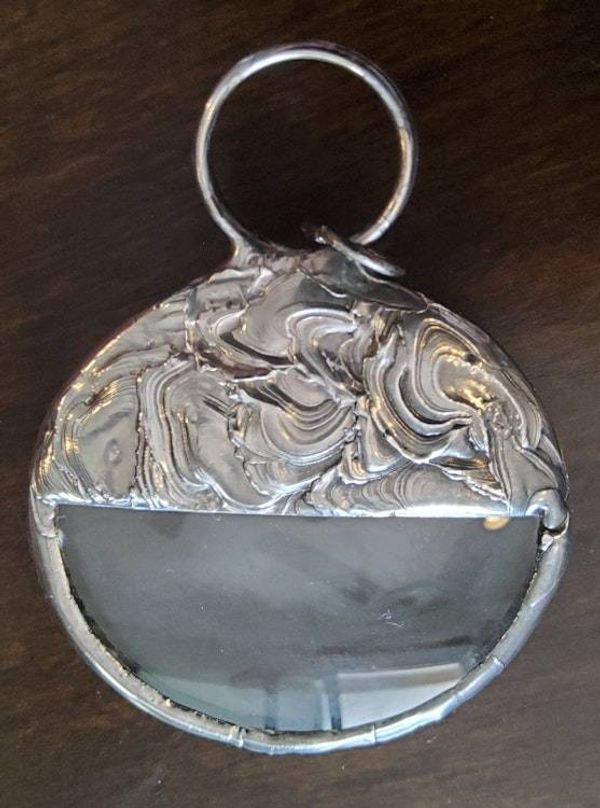 Alternate image for Magnifying Glass Necklace, Unisex Magnifier Pendant, Useful Handmade Jewelry, Retirement Gift