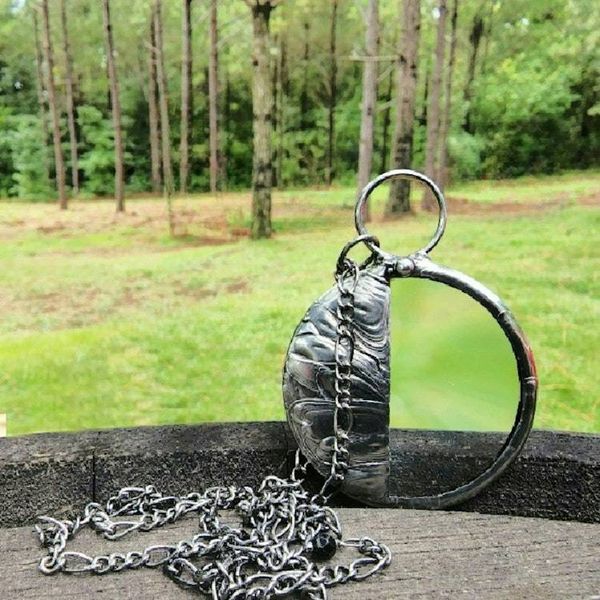 Alternate image for Magnifying Glass Necklace for Women, Handmade Glass Monocle, Practical Gift for Reader or Elderly