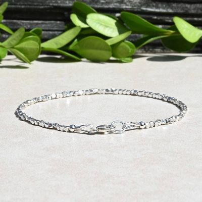 Alternate image for Karen Hill Tribe Silver Beaded Bracelet