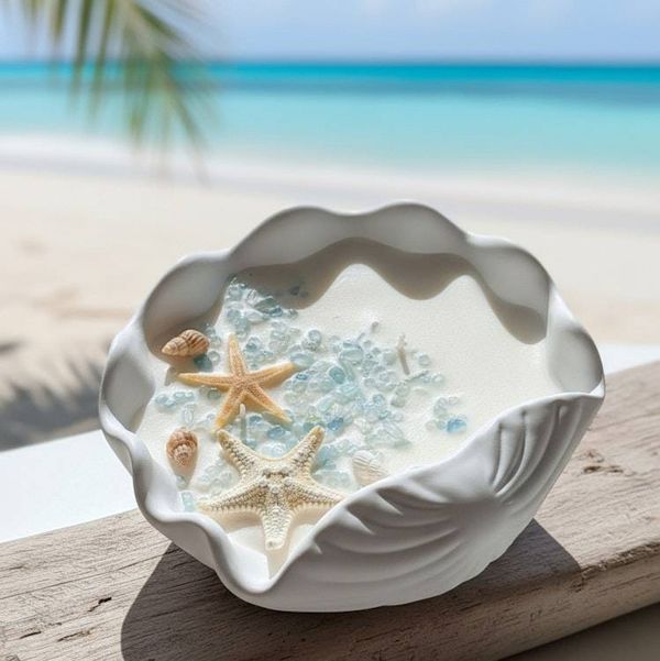 Alternate image for Oceans Whisper Candle | Coastal Soy Wax