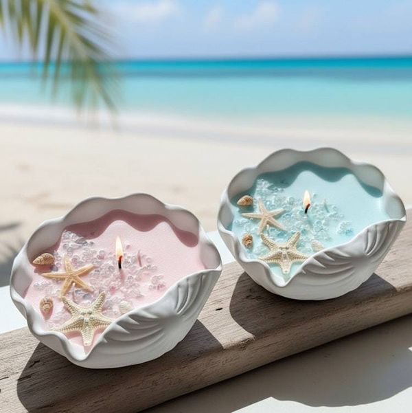 Alternate image for Oceans Whisper Candle | Coastal Soy Wax