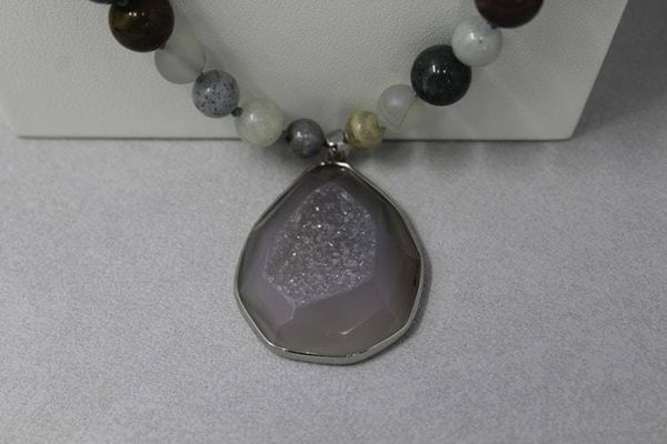 Alternate image for Ocean Jasper and Agate Statement Necklace
