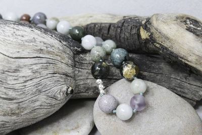 Alternate image for Ocean Jasper and Agate Statement Necklace