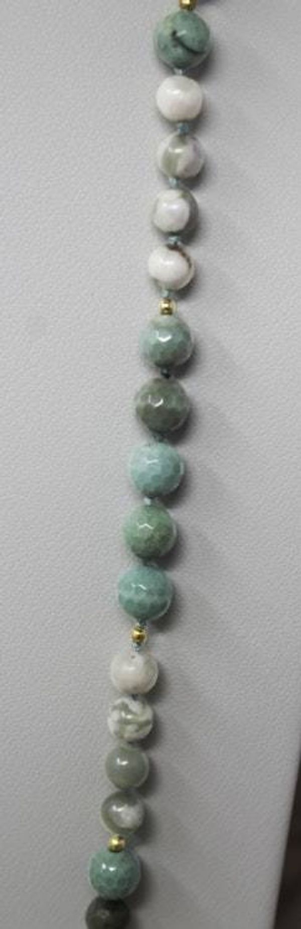 Alternate image for Harmony Jasper and Peruvian Opal Ginkgo Statement Necklace