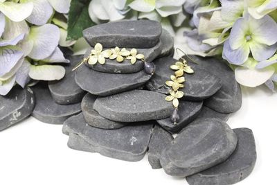 Alternate image for Iolite Hydrangea Blossom Earrings