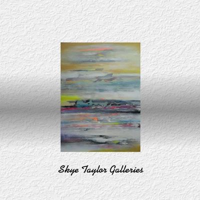 Alternate image for Imagine – Large Original 30 x 40 Vertical Abstract Seascape Canvas Painting by Skye Taylor
