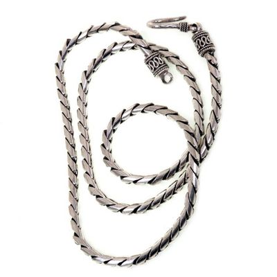 Alternate image for Sterling Silver Chain Necklace Silver Sleek