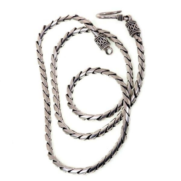 Alternate image for Sterling Silver Chain Necklace Silver Sleek