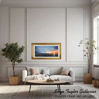 Alternate image for Chicago Nightlife – Original 30 x 40 Squeegee Dragged Black, White & Slate Gerhard Richter-Style Abstract Canvas Painting by Skye Taylor