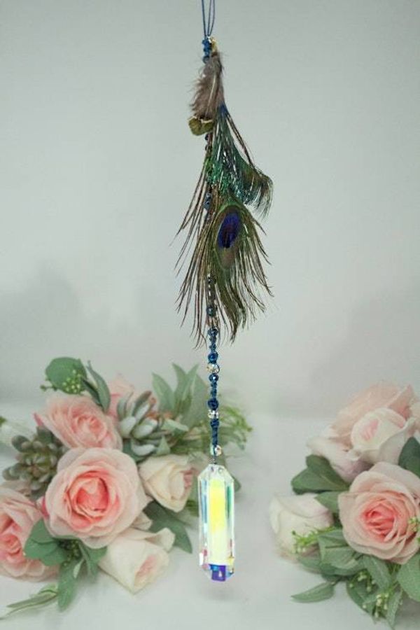 Alternate image for Peacock Aurora Borealis Sun Catcher