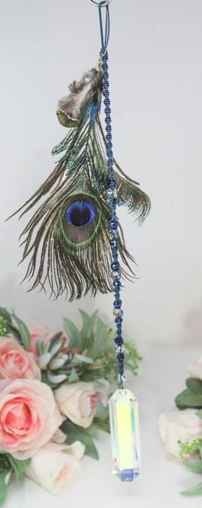 Alternate image for Peacock Aurora Borealis Sun Catcher