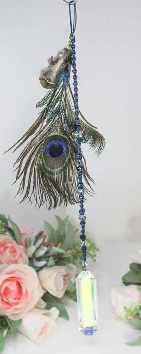 Alternate image for Peacock Aurora Borealis Sun Catcher