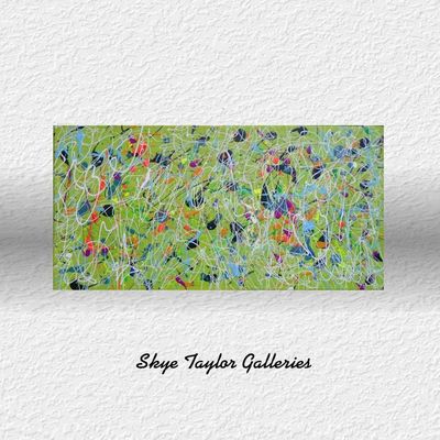 Alternate image for Joy of Life No. 2 – Original Jackson Pollock Style Abstract Painting by Skye Taylor