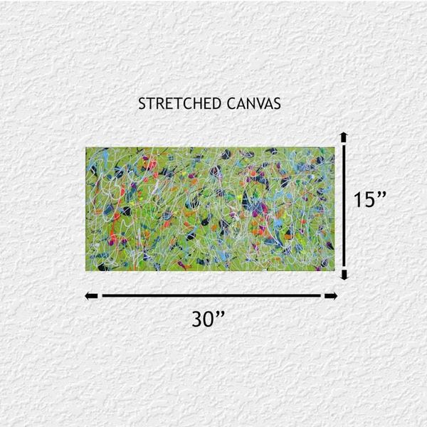 Alternate image for Joy of Life No. 2 – Original Jackson Pollock Style Abstract Painting by Skye Taylor