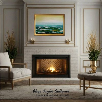 Alternate image for Florida Keys No. 3 – Original 36 x 24 Coastal Ocean Horizon Painting by Skye Taylor