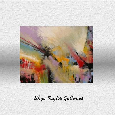 Alternate image for Places in the Mind – Original 30 x 24 Gallery Profile Abstract Expressionist Acrylic Painting by Skye Taylor