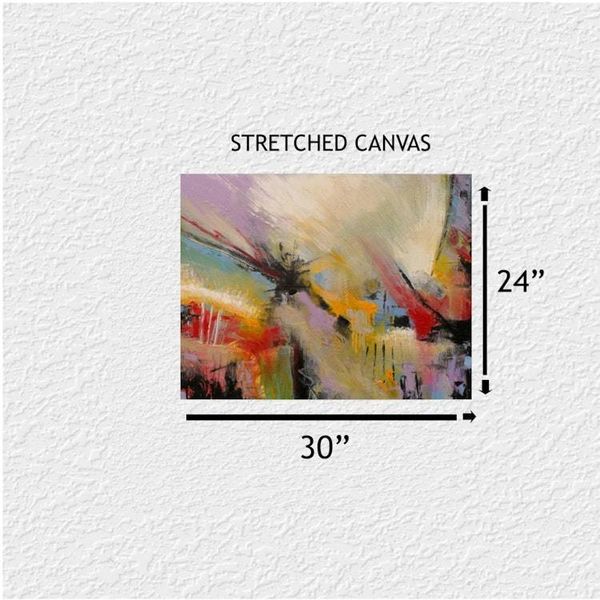 Alternate image for Places in the Mind – Original 30 x 24 Gallery Profile Abstract Expressionist Acrylic Painting by Skye Taylor