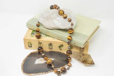 Alternate image for Tiger Eye Statement Necklace