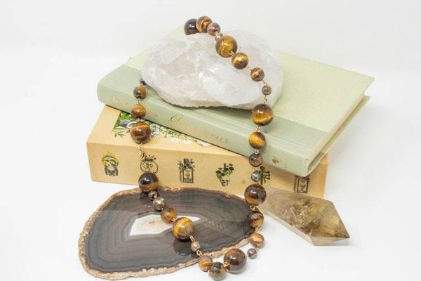 Alternate image for Tiger Eye Statement Necklace