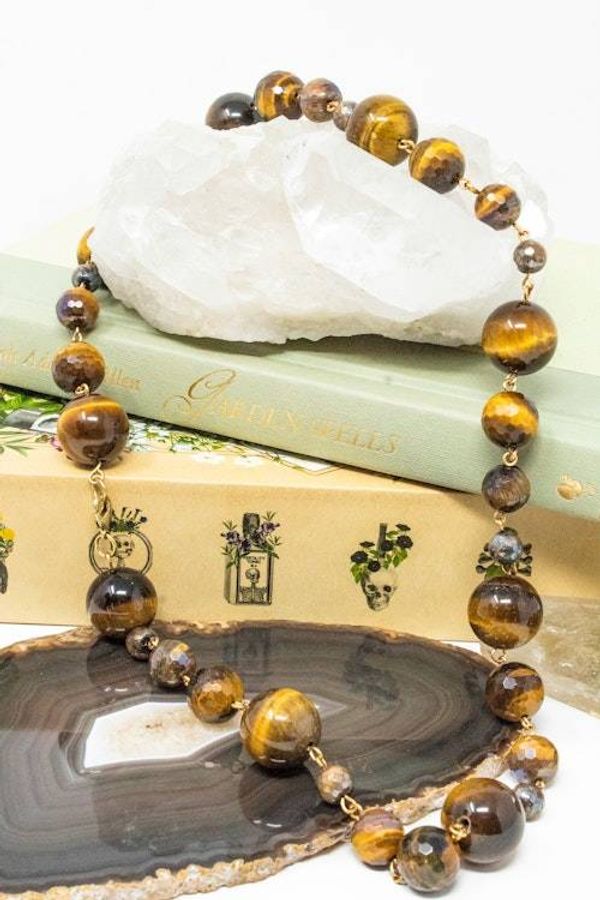Alternate image for Tiger Eye Statement Necklace