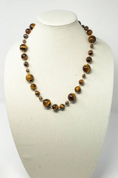 Alternate image for Tiger Eye Statement Necklace