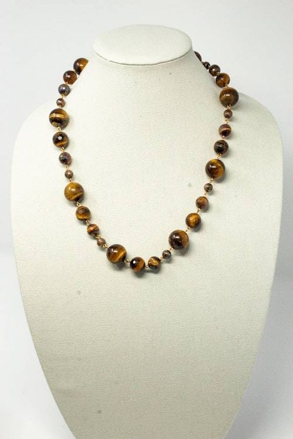 Alternate image for Tiger Eye Statement Necklace
