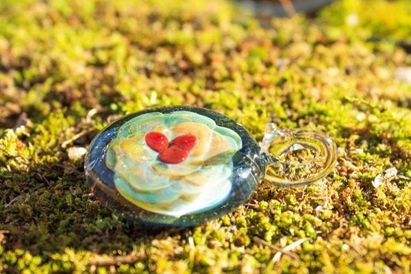 Alternate image for Cosmic Flower Glass Pendant