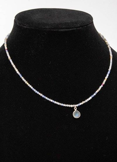 Primary image for Multicolor Sapphire and Labradorite Necklace